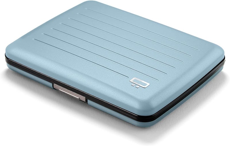 ÖGON -DESIGNS- Aluminum wallet, Large capacity with metal lock, RFID Protection against fraud and demagnetization, Smart Case OSLO Large model - Image 1